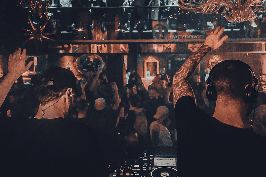 DJs Lance West and Jamie Byrne at Twenty-two Nightclub Dublin
